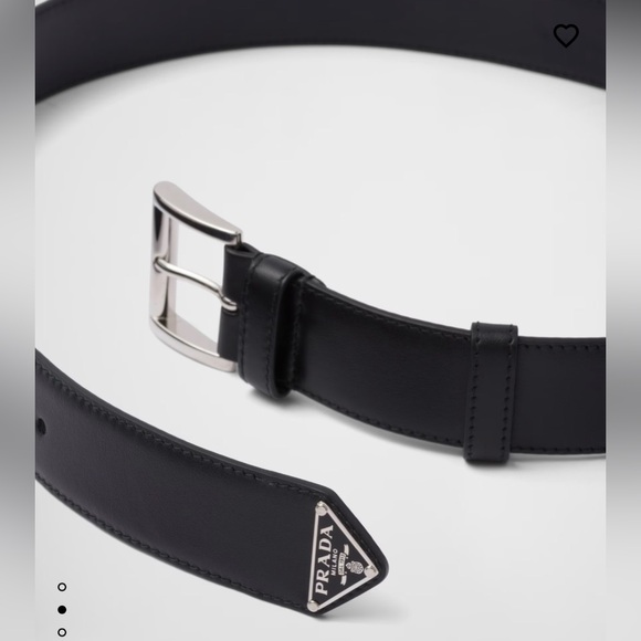 Prada Women Calfskin Leather Belt New 75 main image 6